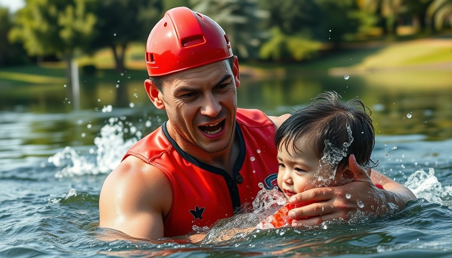 Lifeguard rescues child in Brenham park water scene