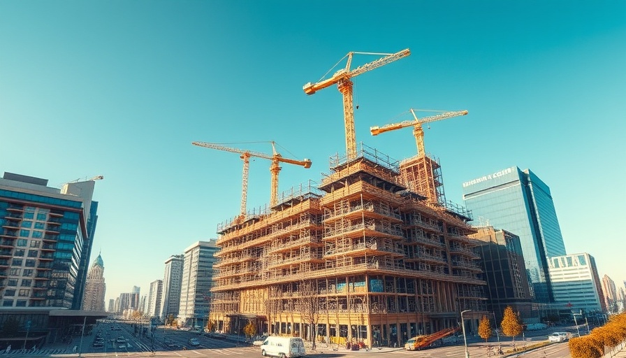 Austin Convention Center redevelopment with cranes and buildings.