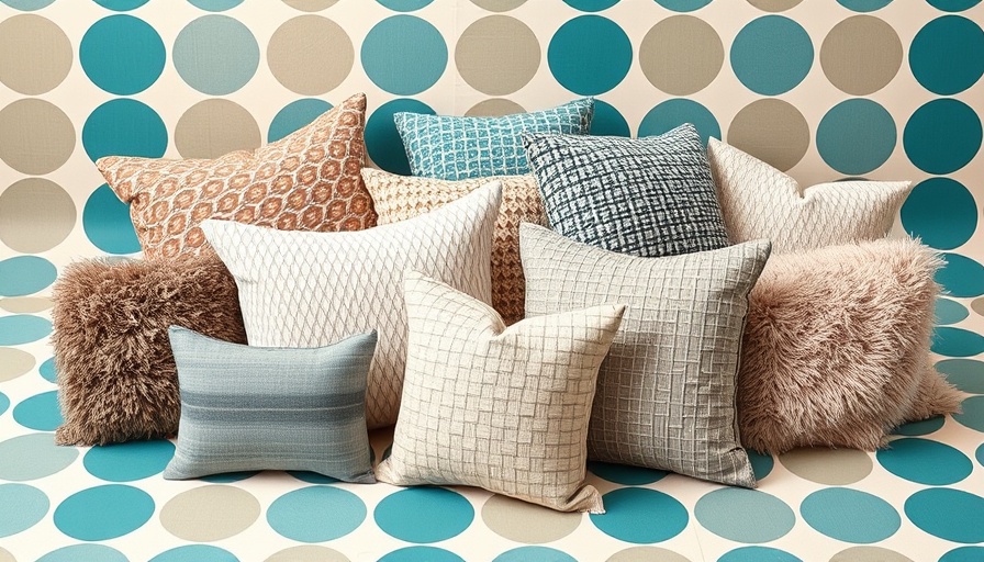 Best pillows for neck pain on colorful display background.