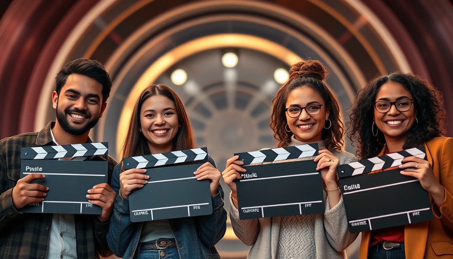 Storyteller Spotlight featuring individuals with clapperboards, Captain America: Brave New World.