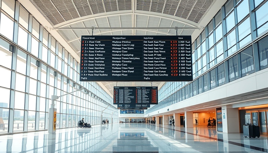 Gate directions in modern Austin-Bergstrom International Airport terminal.