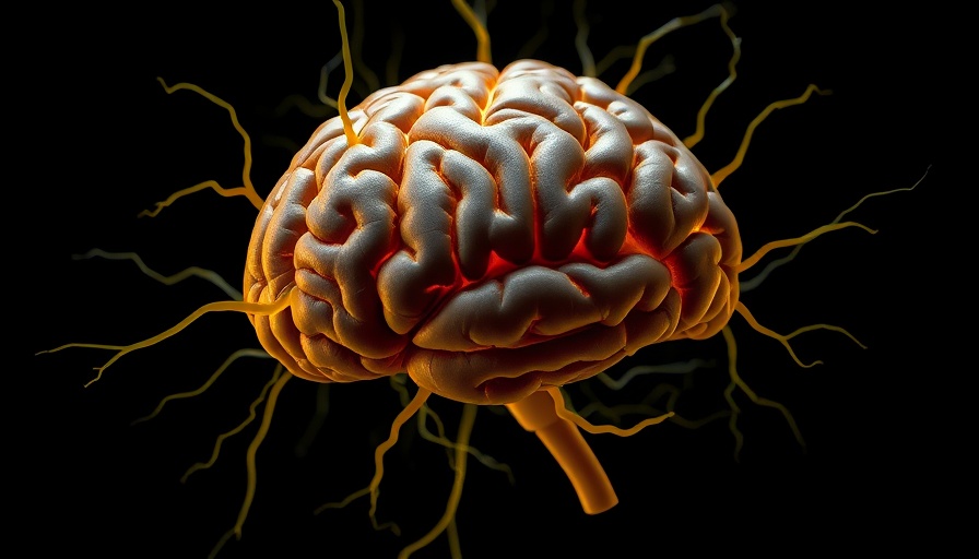 Human brain with neural connections, neurological disease New Brunswick