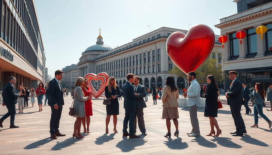 Delegates discussing Ukraine and allies ceasefire proposal in urban square.