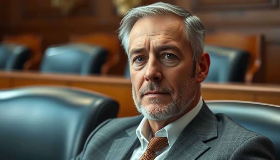 Man in a government chamber discussing Gulf of America Act.