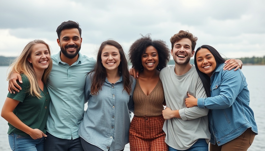 Esyau Walling journey from Ethiopian orphanage to Texas A&M: group of smiling friends outdoors.