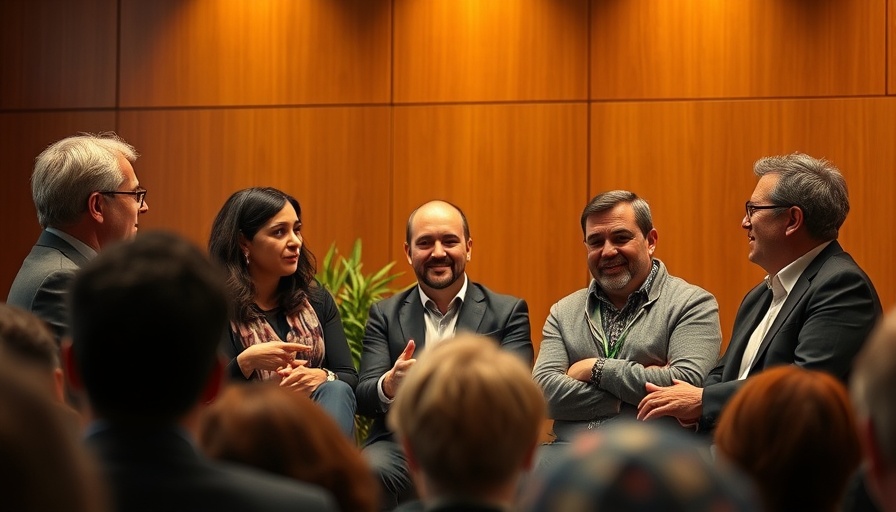 Panel discussion on building a brand on Reddit at a conference.