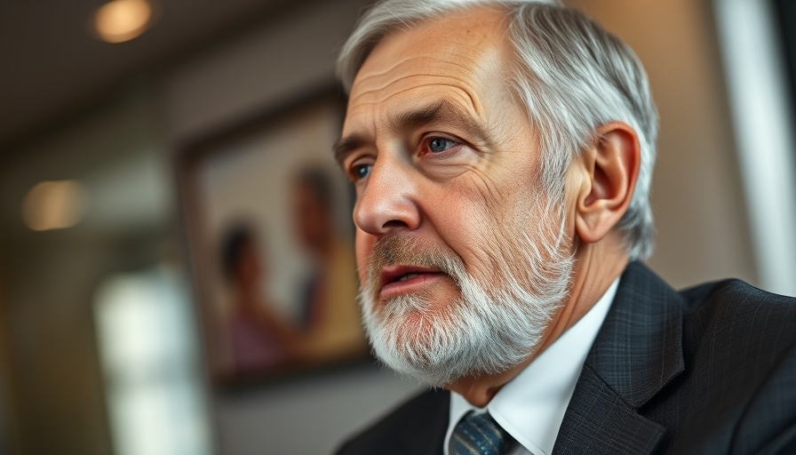Distinguished older man speaking with thoughtful expression, U.S. military foreign gifts context.