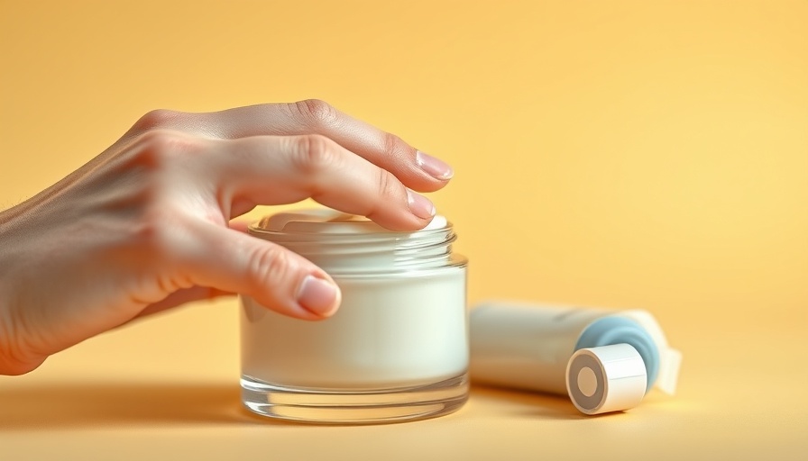 Best moisturizers for mature skin displayed on colorful background.
