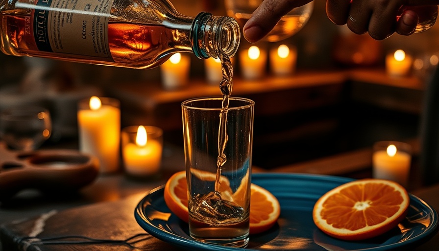 Austin lifestyle with mezcal and candlelit ambiance