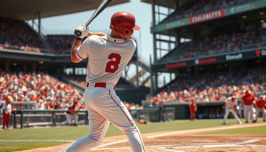 College baseball player swinging bat during back-to-back homers.
