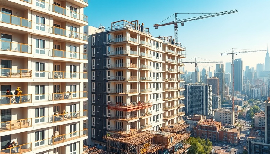 Austin apartment redevelopment project with active construction site.