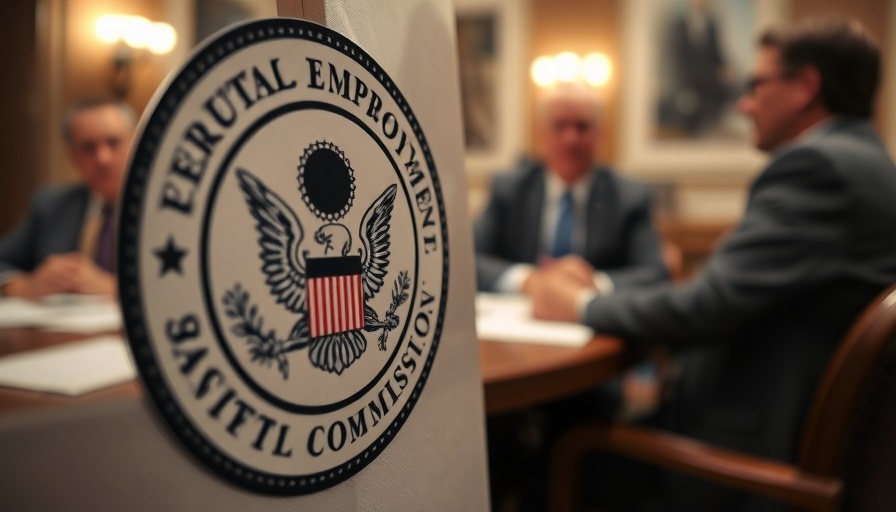EEOC seal at meeting on transgender workplace protections.