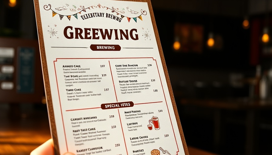 Zilker Brewing 10th anniversary menu vibrant design with special items.