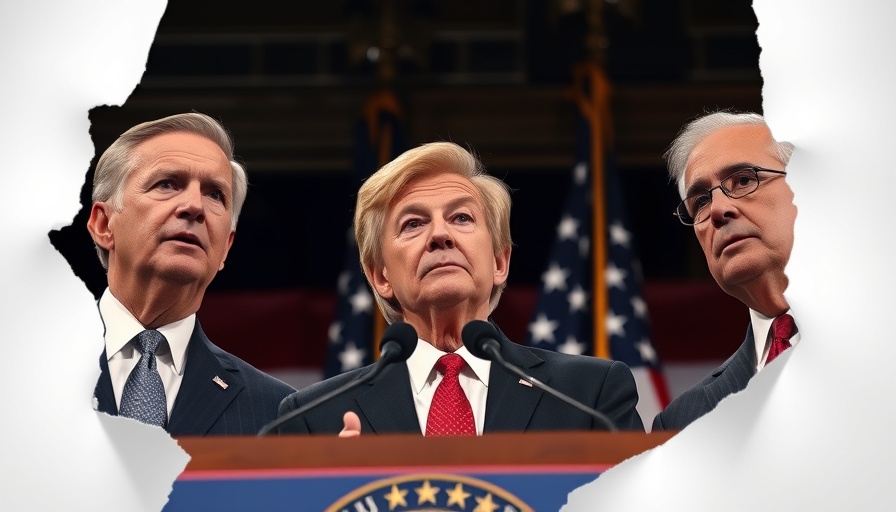 Politicians discussing federal charges against Congresswoman.