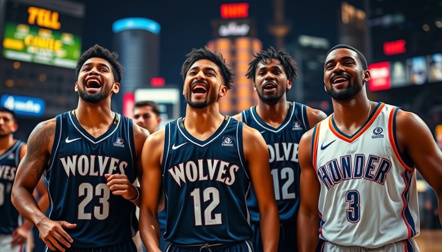 NBA playoffs excitement between Wolves and Thunder teams.