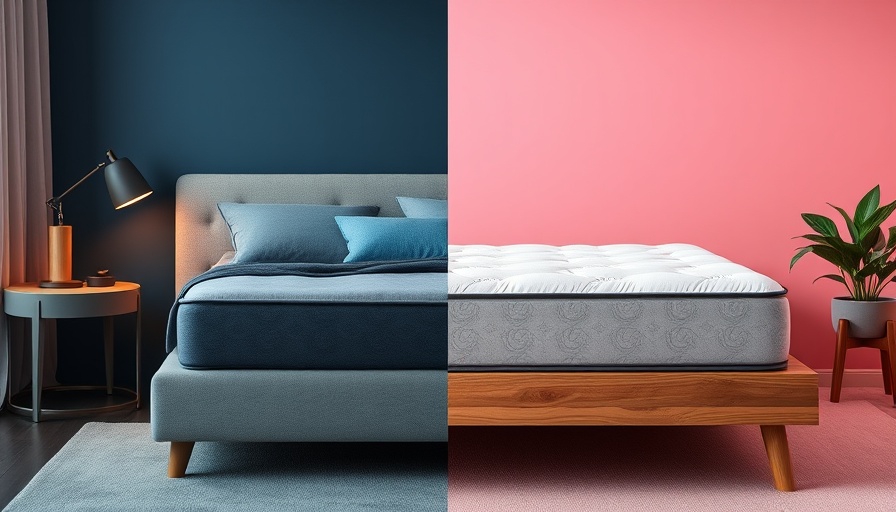 Best mattresses for health 2025 featuring two modern designs.