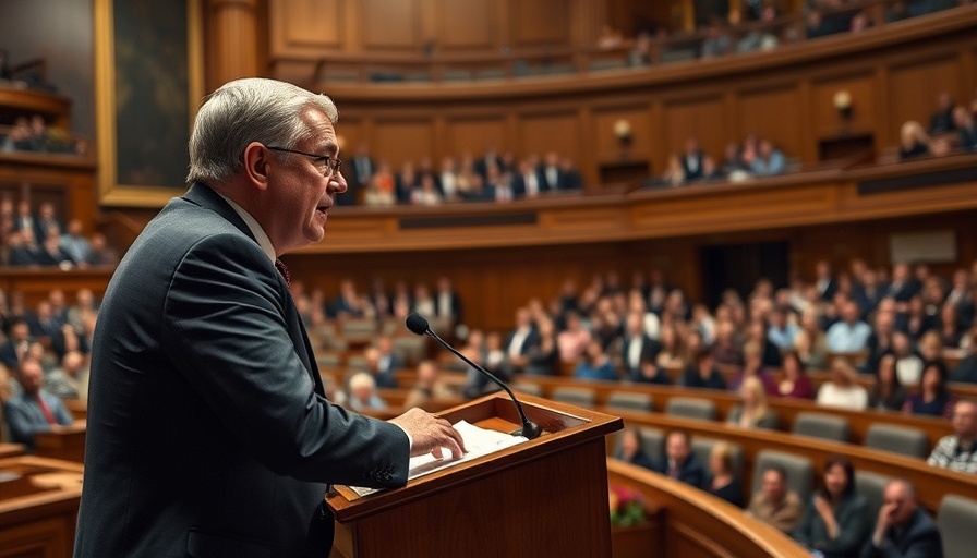 Politician advocating life-saving abortions in Texas bill during speech.