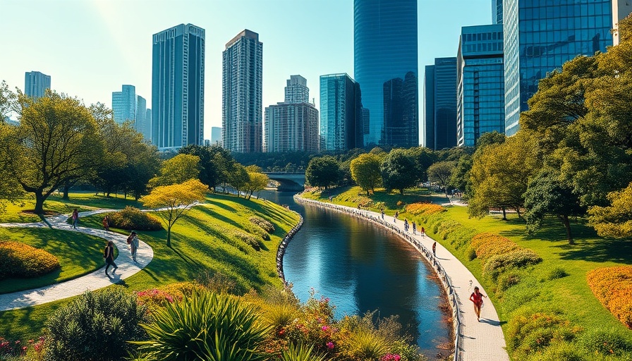 Austin’s Ann and Roy Butler Trail with downtown skyline view