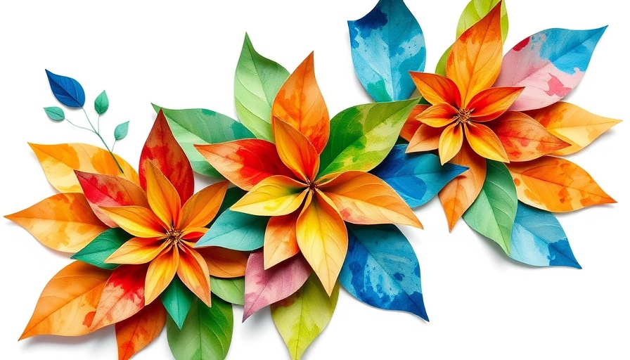 Colorful abstract art resembling a flower for Sunday Morning CBS News.