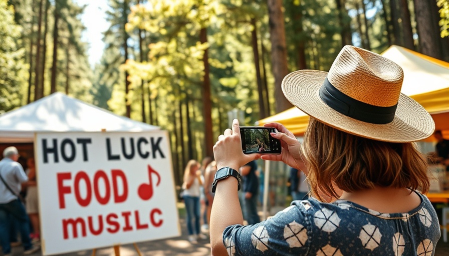 Hot Luck 2025 highlights: Festival attendees pose for a photo.