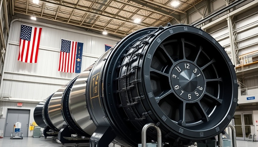 Firefly Aerospace rocket component in warehouse, funding context.