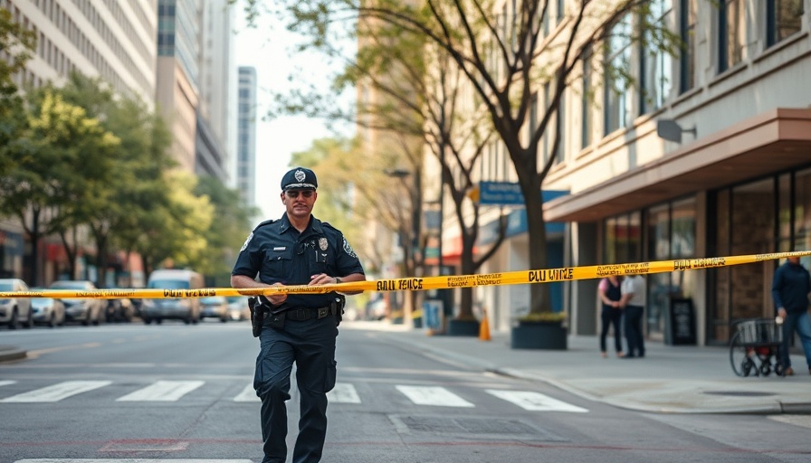Police presence in Boulder, Colorado during emergency.