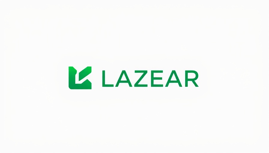 LAZEAR logo in green sans-serif font, Austin entrepreneurs.