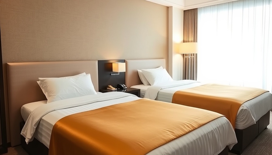 Hotel room interior highlighting inflation challenges with elegant design.