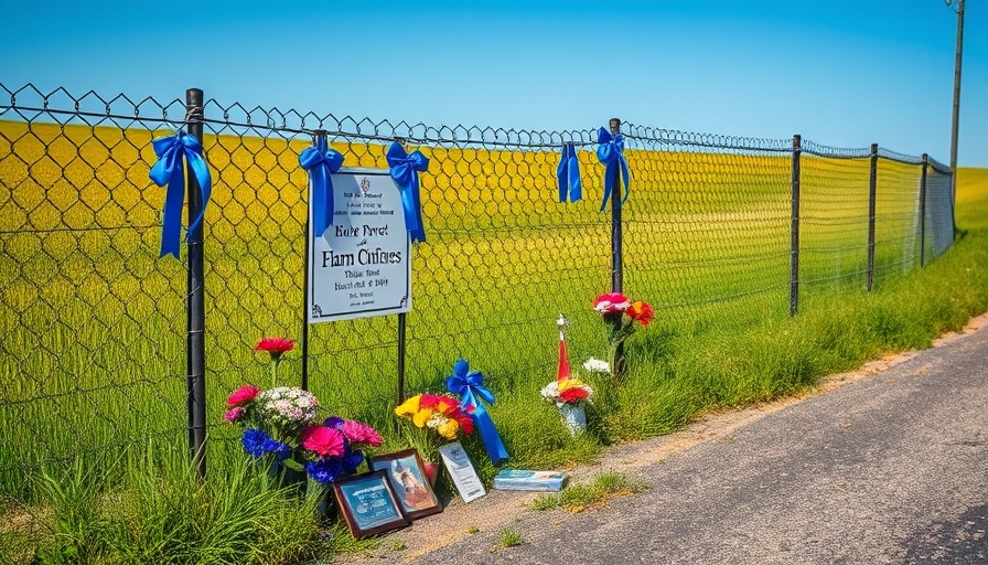 Jonathan Joss murder investigation memorial site with tributes.