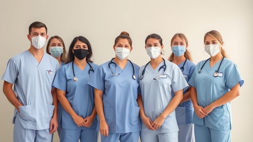 Group of nurses celebrating local events for nurses with Houston healthcare deals