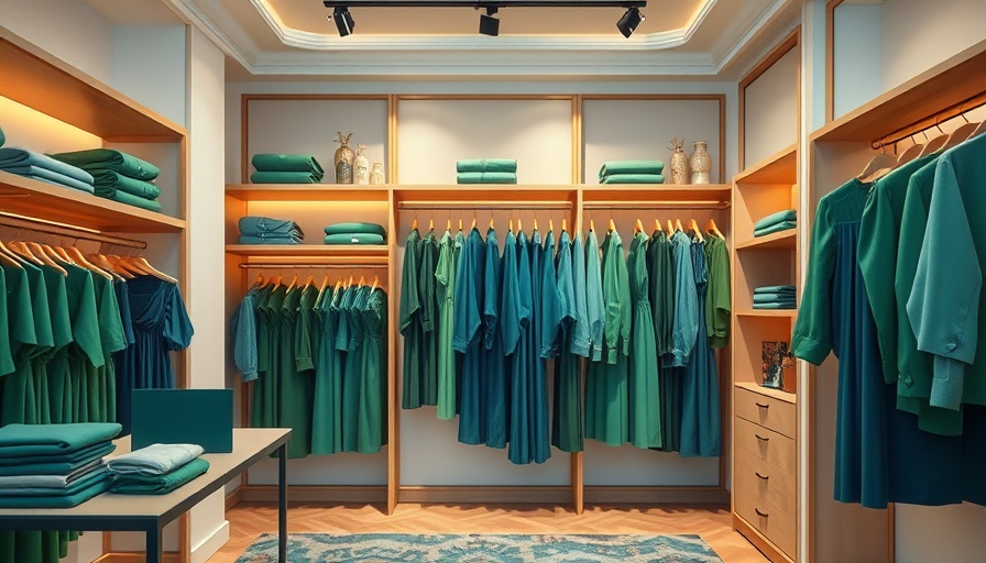Chic interior of Octobre Éditions Austin pop-up with clothing display.