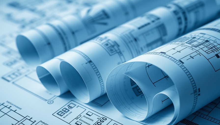 Blueprints for affordable housing East Austin projects.