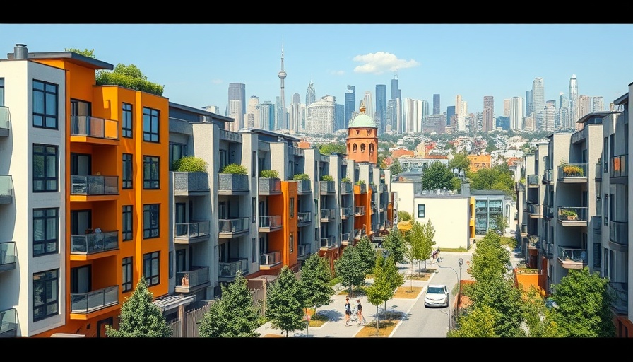 Modern urban housing complex representing Austin affordable housing program.