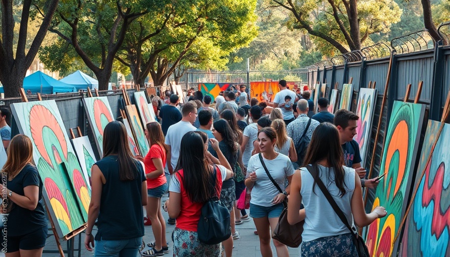 Vibrant Cedar Park community art experiences with diverse participants.