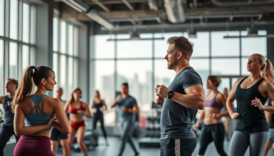 Personal training session in a spacious Northwest Austin gym.