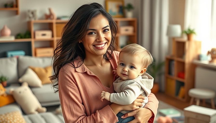 Safe loving child care with gentle woman and toddler.