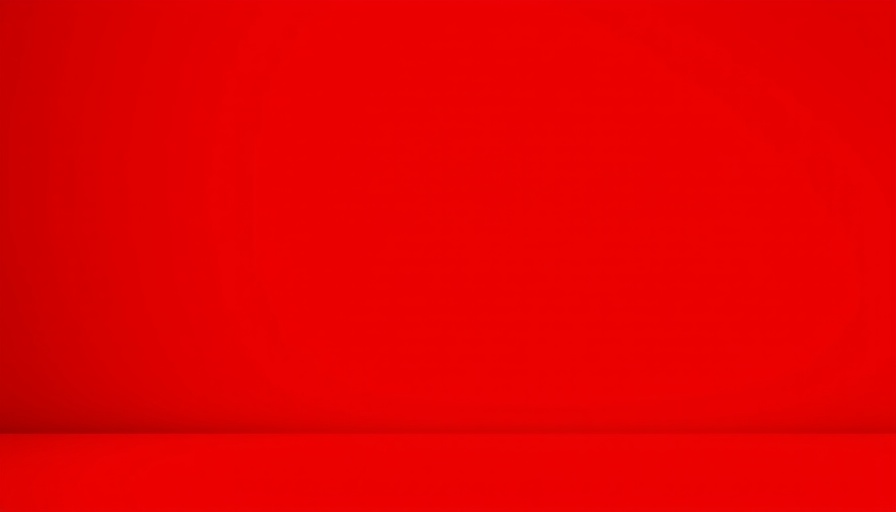 Solid red image, minimalist design reflecting texas news theme.