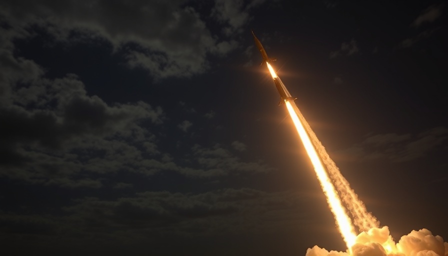 Iran missile strikes on Israel: bright flares and streaks in night sky.