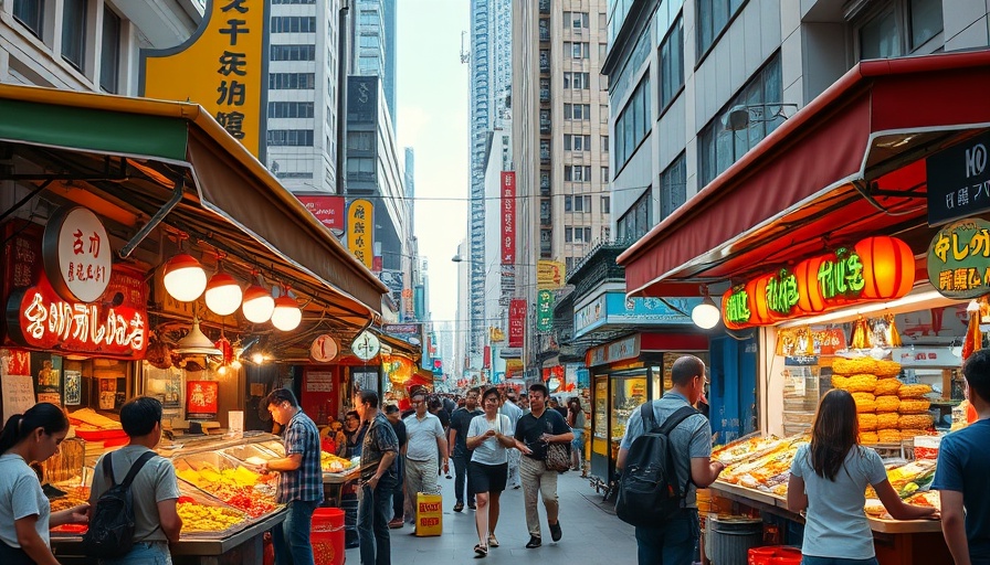 Vibrant street food scene showcasing soulful street bites in Frisco.