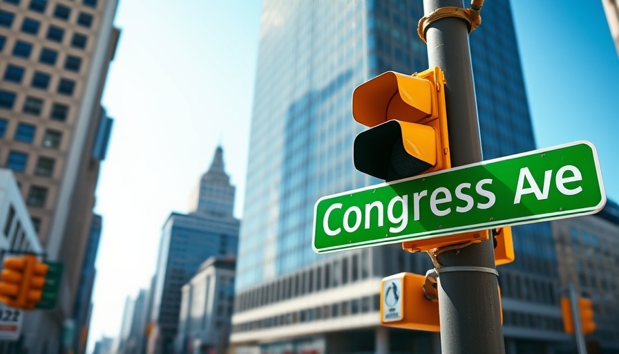 Austin TX local news: Congress Avenue street sign and traffic lights.