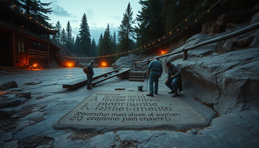 Researchers study biblical carving linked to Jesus' death at dusk.