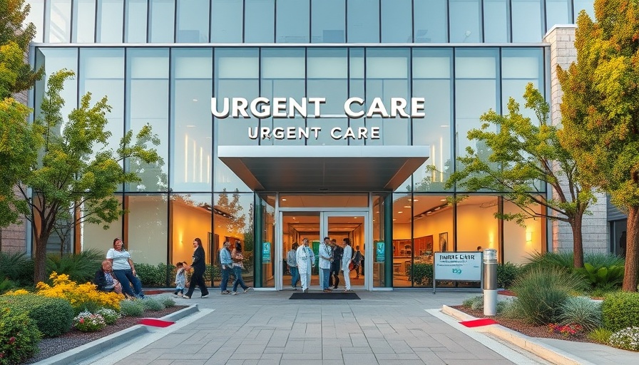 Breeze Urgent Care in Argyle entrance with modern design.