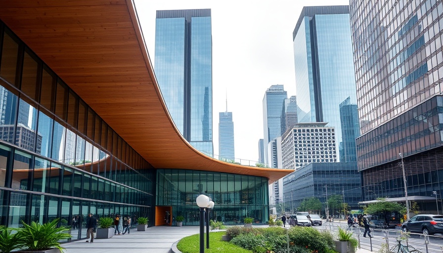 Austin Convention Center design with modern urban architecture.