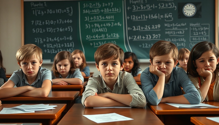 Texas students' math struggles in classroom setting