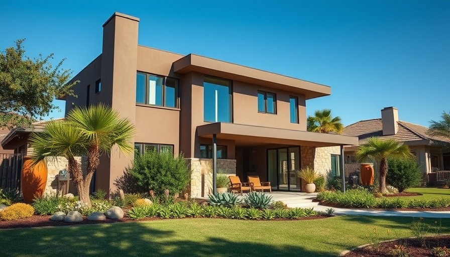 Modern Texas home, suburban charm, Texas property tax exemptions.