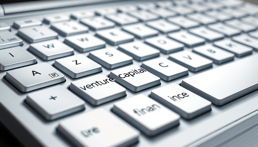 White keyboard with startup terms, symbolizing Austin startups.