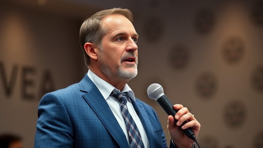 Texas attorney general speaking at a conference on religious discrimination in Texas.