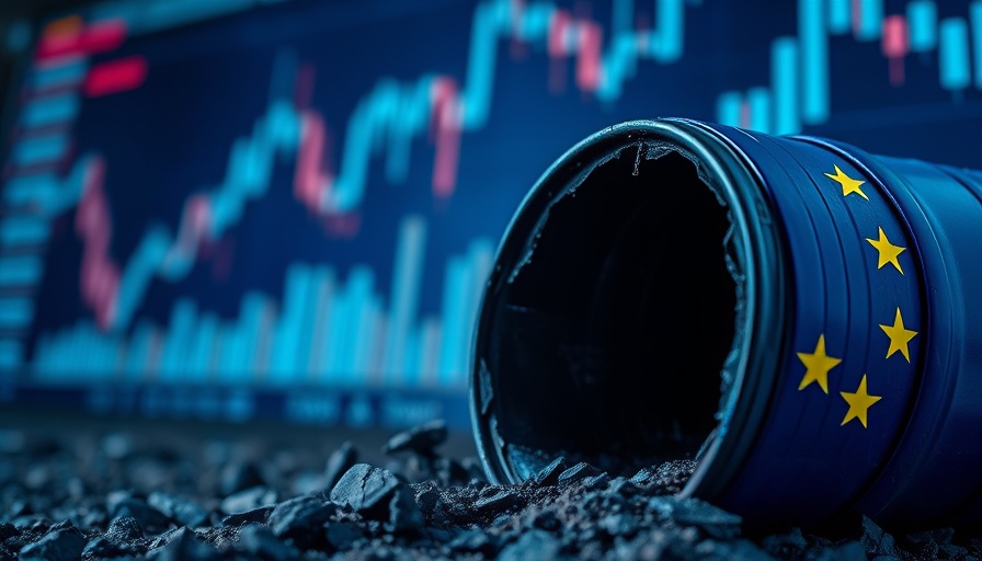 Conceptual image of EU abandoning Russian oil price cap, symbolized by broken oil barrel.