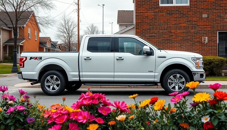 White pickup truck in suburban area, related to racially charged attacks.