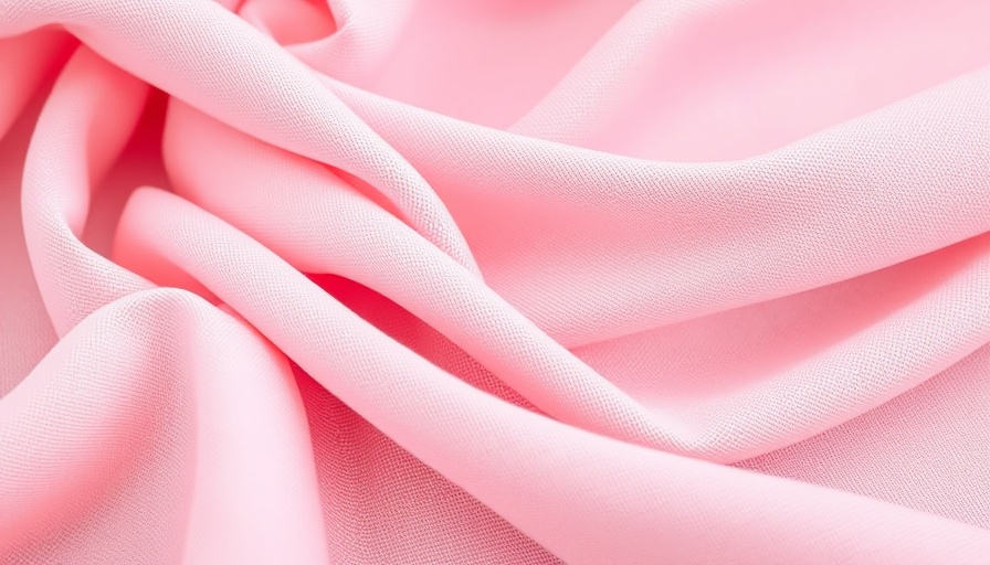 Close-up of pink fabric folds, related to genitourinary health.